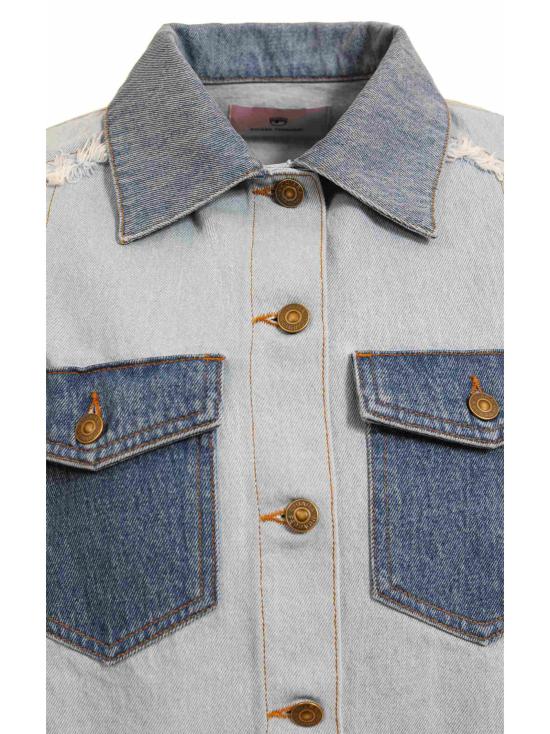  키아라 페라그니 데님 자켓 76CBS415 CDC04904 Blue - CHIARA FERRAGNI