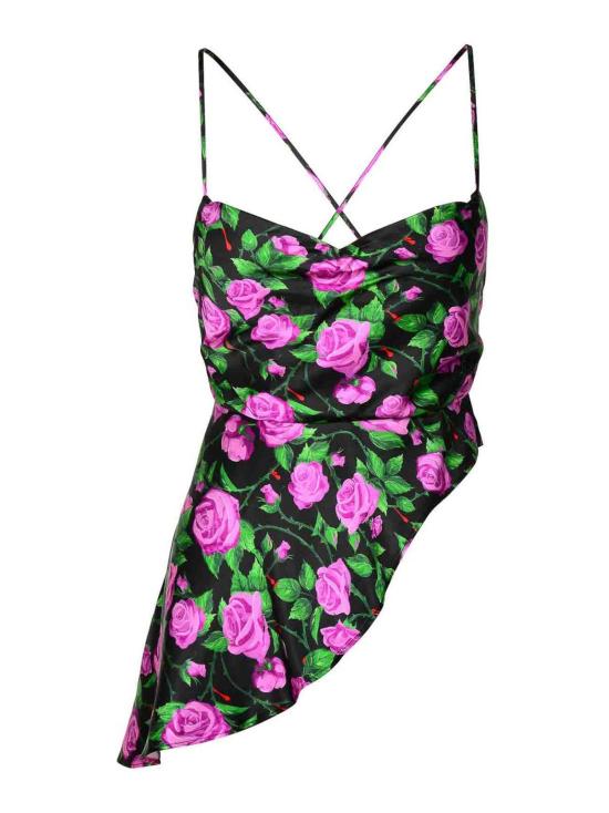  키아라 페라그니 민소매 티셔츠 76CBM269 NS380899 Black