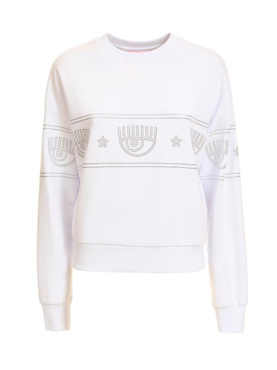  키아라 페라그니 긴팔 티셔츠 76CBIG03 CFG01003 White