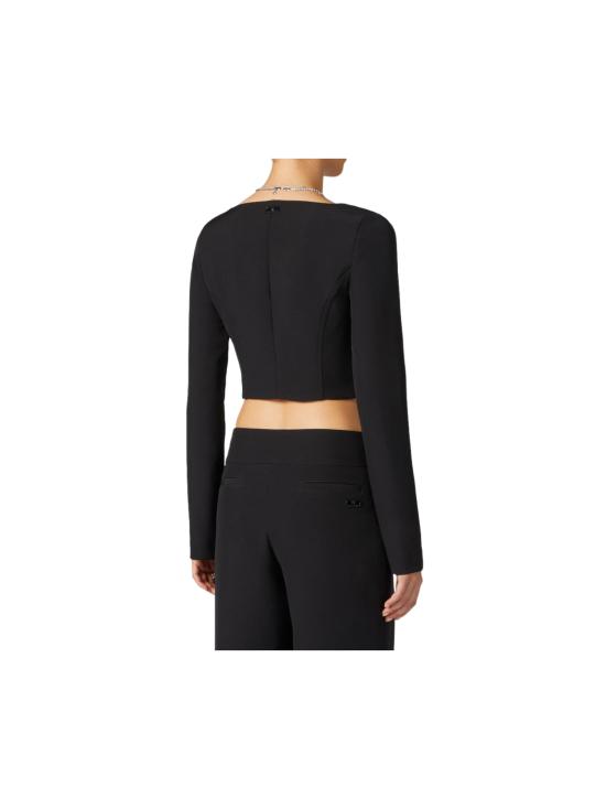  키아라 페라그니 긴팔 티셔츠 77CBM272 N0103899 Black - CHIARA FERRAGNI