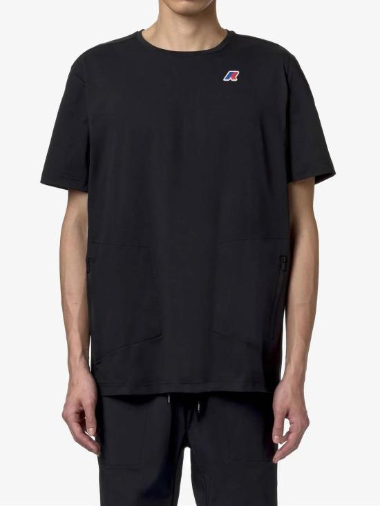 25SS 까웨 반팔 티셔츠 K1141LWUNISEXUSY Black - K-WAY