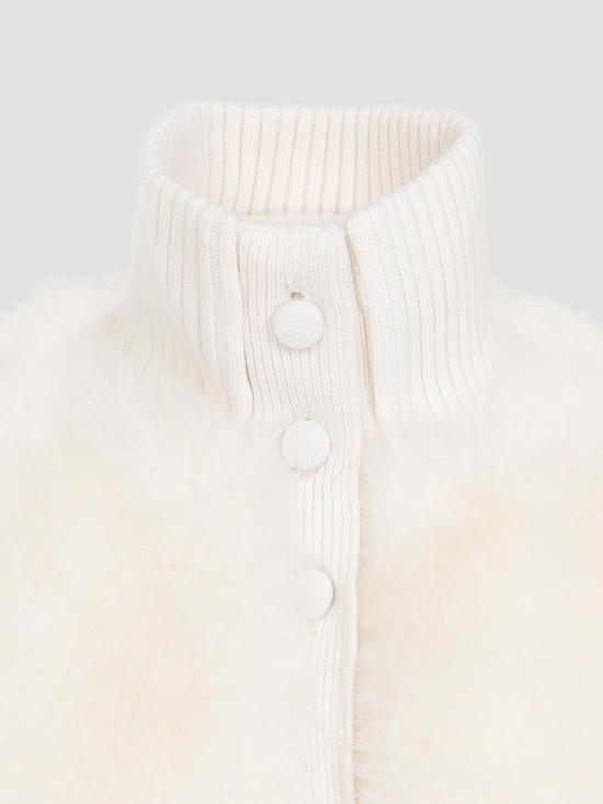 24FW 이브살로몬 베스트 25WYG51956MAAGC11 White - YVES SALOMON