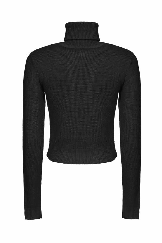  키아라 페라그니 터틀넥 77CBFH19 CMA10899 Black - CHIARA FERRAGNI