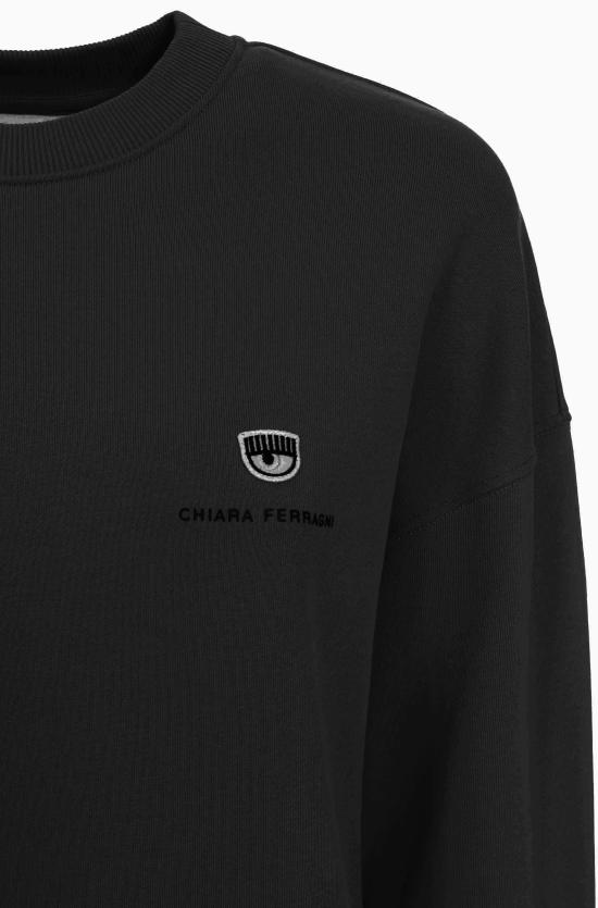  키아라 페라그니 긴팔 티셔츠 77CBIT01 CFT03899 Black - CHIARA FERRAGNI