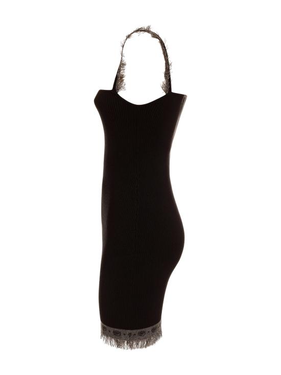  키아라 페라그니 미디 원피스 77CBON06 CMN72899 Black - CHIARA FERRAGNI