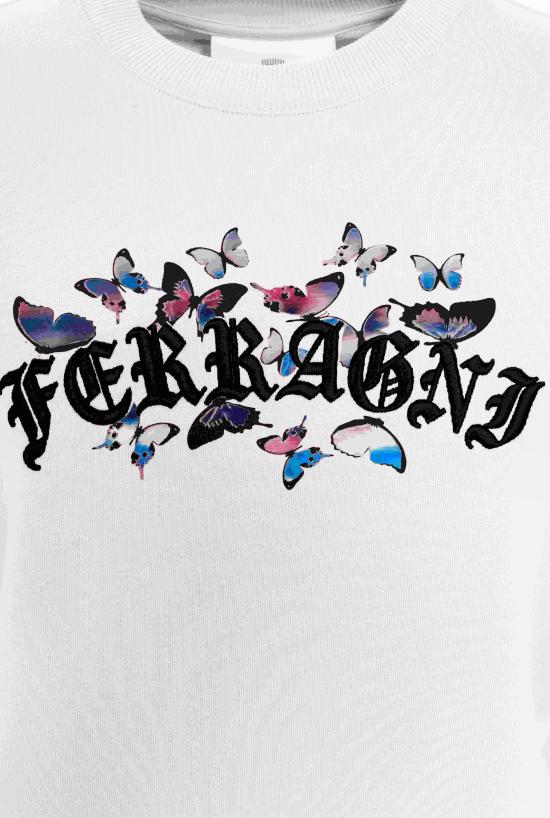  키아라 페라그니 긴팔 티셔츠 77CBIK08 CFK06003 White - CHIARA FERRAGNI