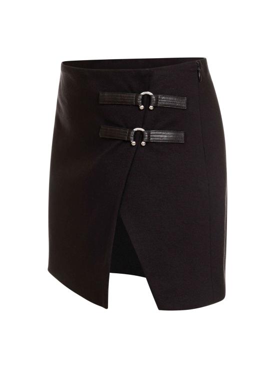  키아라 페라그니 숏 스커트 77CBE829 J0092899 Black - CHIARA FERRAGNI