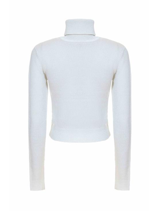  키아라 페라그니 터틀넥 77CBFH19 CMA10003 White - CHIARA FERRAGNI