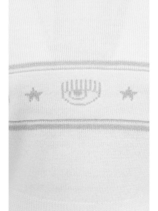  키아라 페라그니 터틀넥 77CBFH19 CMA10003 White - CHIARA FERRAGNI