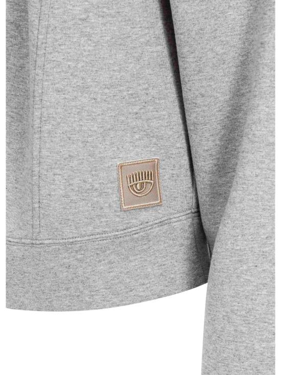  키아라 페라그니 긴팔 티셔츠 77CBI318 J0178806 Grey - CHIARA FERRAGNI