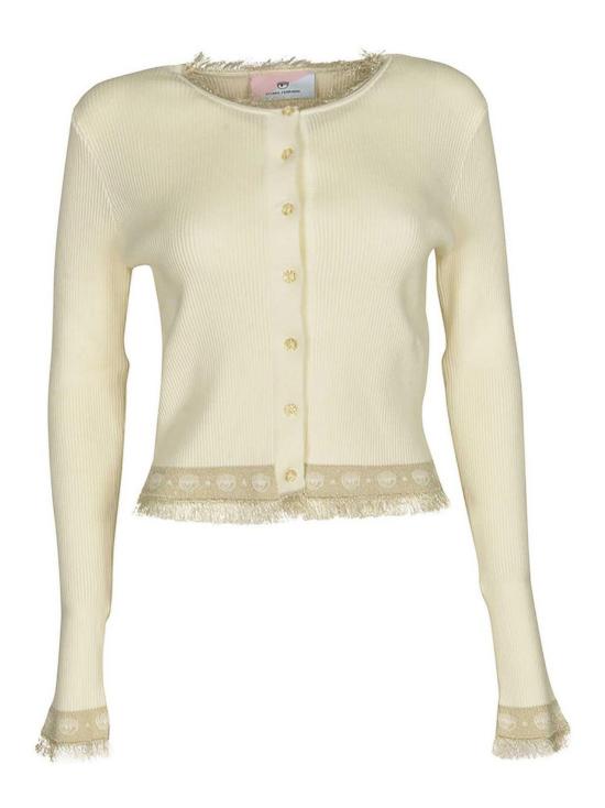  키아라 페라그니 가디건 77CBFN03 CMN72017 White