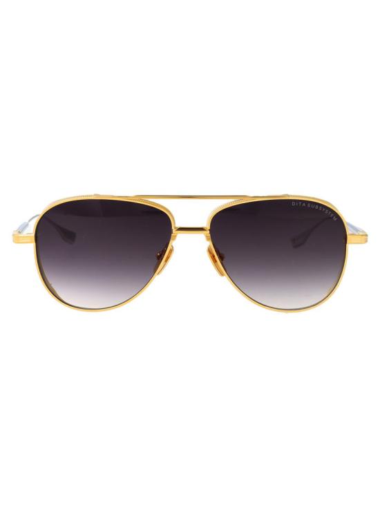 25FW 디타 안경 DTS141 A 01 GLD SLV SUNGLASSES YELLOW GOLD