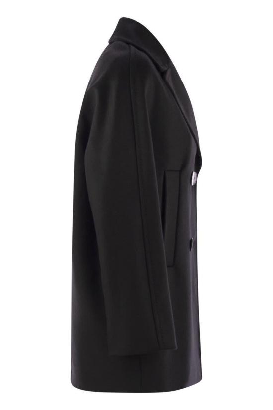 25FW 막스마라 스튜디오 코트 2526086051600 013 Black - MAX MARA STUDIO