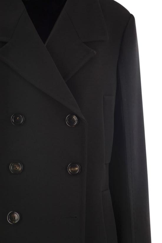 25FW 막스마라 스튜디오 코트 2526086071600 001 Black - MAX MARA STUDIO