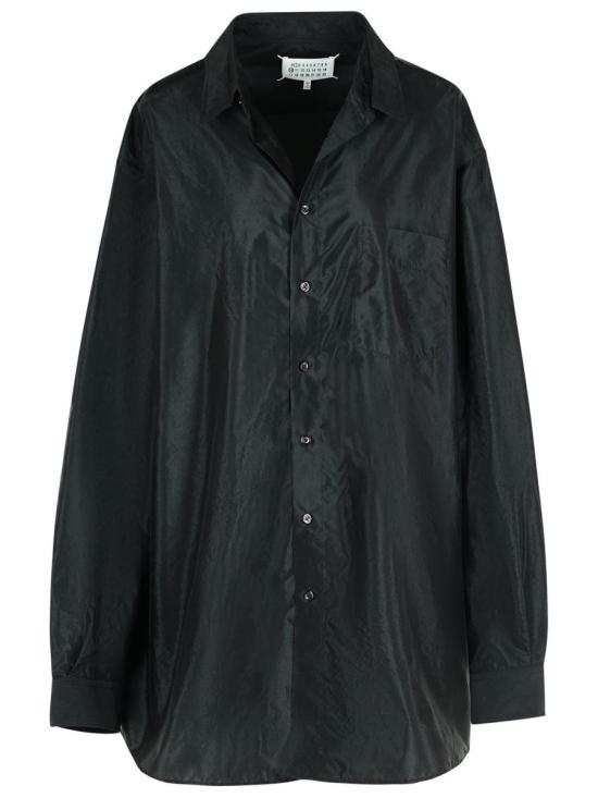 25FW 마르지엘라 긴팔 셔츠  S51DT0025 M35350900 Black