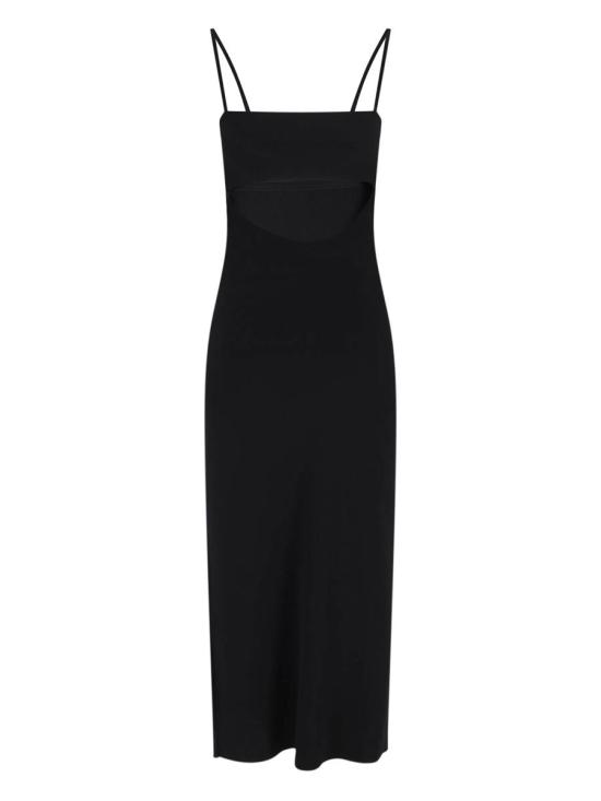 25FW 알렉산더 왕 미디 원피스 1KC3256002001 Black - ALEXANDER WANG