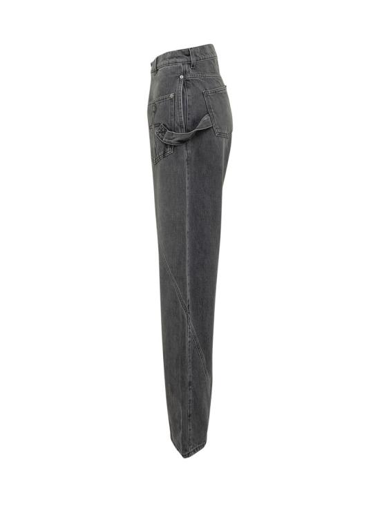 25FW JW앤더슨 트위스트 워크웨어 진 DT0102PG1745 929 GREY - JW ANDERSON