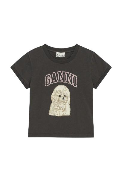 25FW 가니 반팔 티셔츠 T4239 252 Phantom