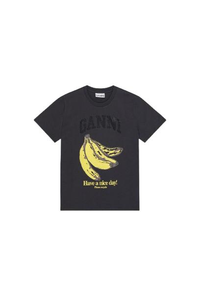 25FW 가니 바나나 그래픽 티셔츠 T4238 252 Phantom