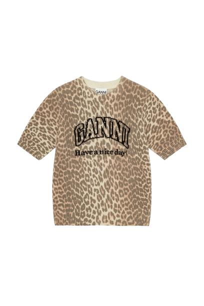 25FW 가니 반팔 티셔츠 K2500 943 Brown