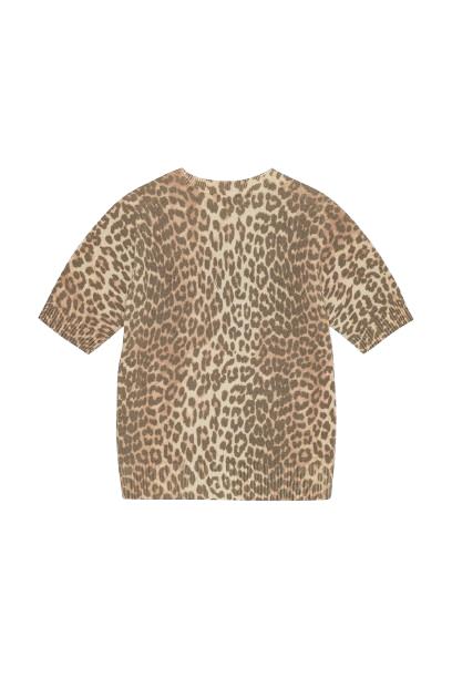 25FW 가니 반팔 티셔츠 K2500 943 Brown - GANNI