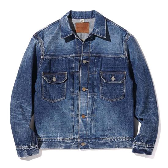  슈가케인 데님 자켓 사탕수수 Sc11953 Sw 14.25oz 셀비지 데님 1953 Type II 재킷 에이지드 모델 재킷