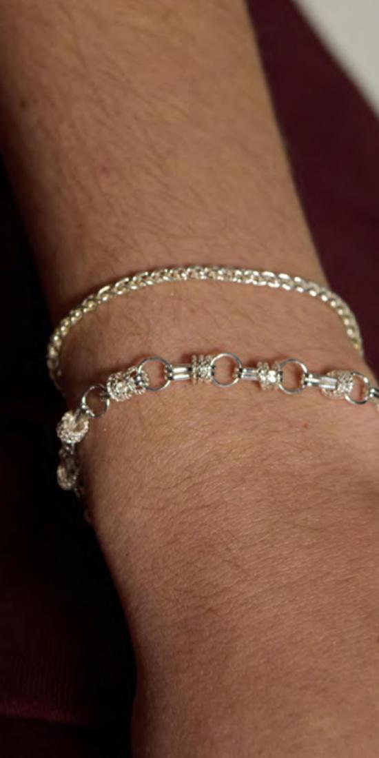  로렌 스튜어트 팔찌 스피가 체인 브레이슬릿 - LOREN STEWART