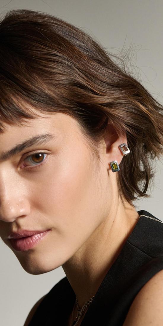  로렌 스튜어트 이어링 로카 허기 - LOREN STEWART