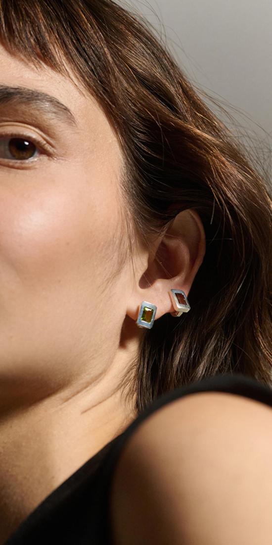  로렌 스튜어트 이어링 로카 허기 - LOREN STEWART