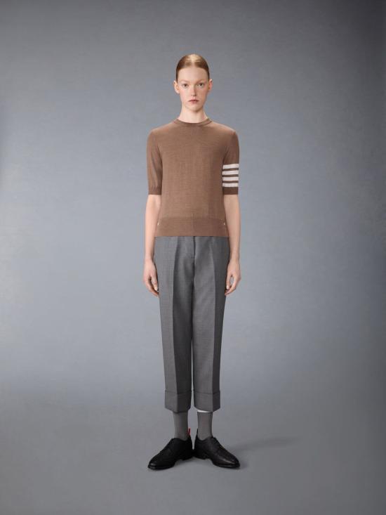 25FW 톰브라운 반팔 티셔츠 FKA471BY1014266 - THOM BROWNE