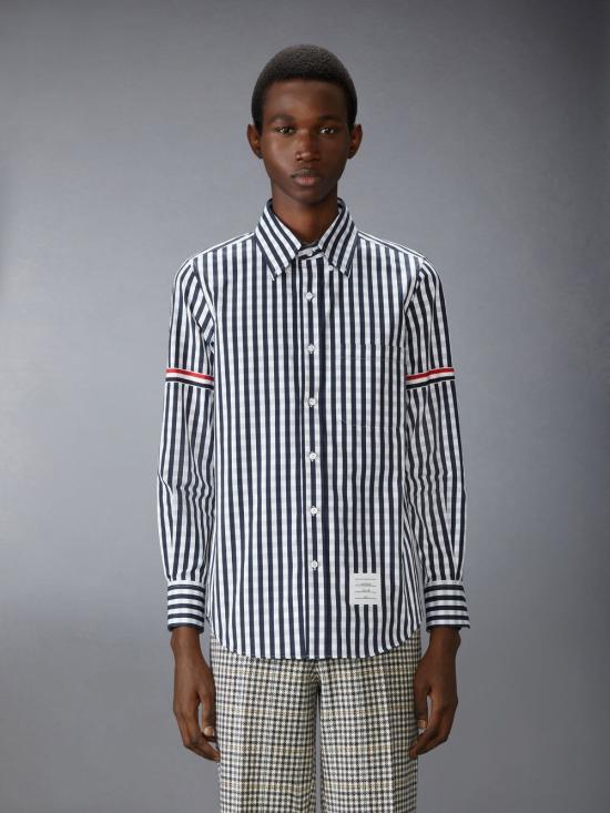 25FW 톰브라운 긴팔 셔츠 MWL301OF0998415 - THOM BROWNE