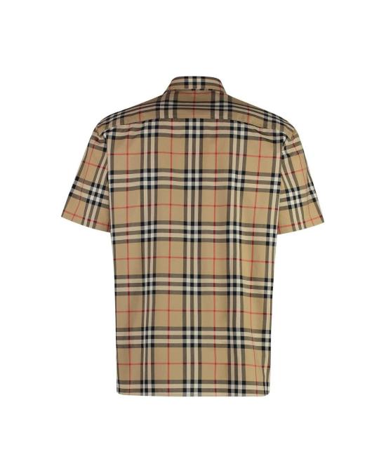 25FW 버버리 체크 코튼 셔츠  8079587 A7028 ARCBEIGEIP - BURBERRY