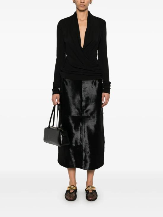 25SS 토템 반팔 티셔츠 252WRT0443FB0162 001 BLACK - TOTEME