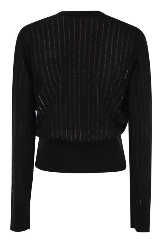 25FW 막스마라 가디건 2526346021600 008 BLACK - MAX MARA