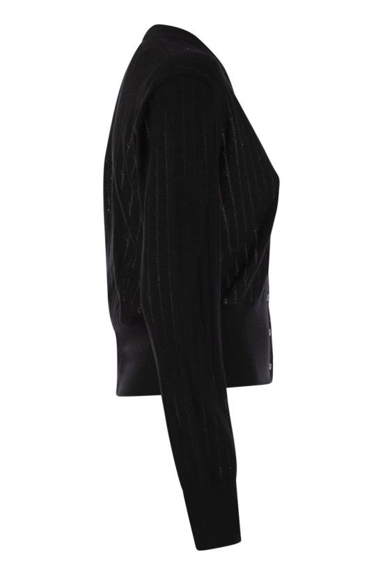 25FW 막스마라 가디건 2526346021600 008 BLACK - MAX MARA