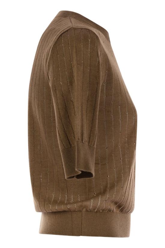 25FW 막스마라 반팔 티셔츠 2526366011600 003 CAMEL - MAX MARA