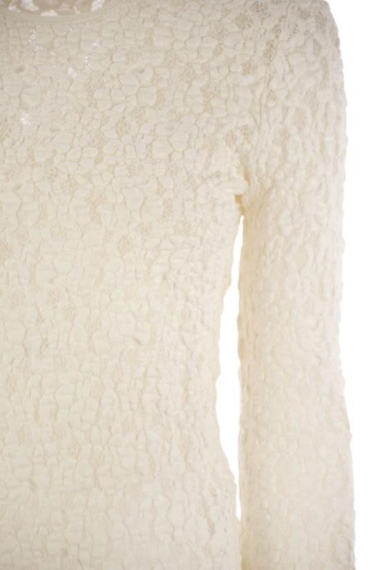 25FW 막스마라 긴팔 티셔츠 2526946041600 001 IVORY - MAX MARA