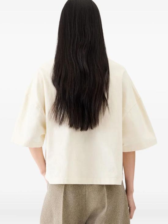 25FW 자크뮈스 반팔 티셔츠 TSW00216AJ00045 1KZ NUDE NEUTRALS - JACQUEMUS