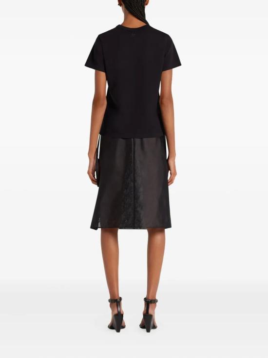 25FW 쿠레쥬 반팔 티셔츠 325JTS217JS0233 9999 BLACK - COURREGES