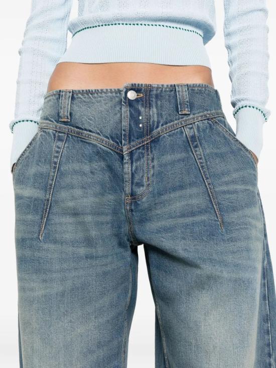 25FW 알렉산더 맥퀸 스트레이트 팬츠 832566QMADF 4315 BLUE - ALEXANDER MCQUEEN