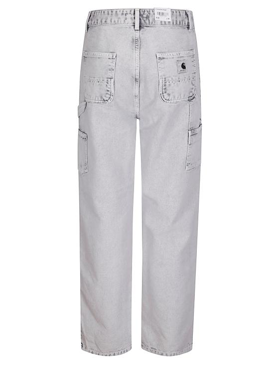 25FW 칼하트 WIP 싱글 니 팬츠 I035559 895F BLACK CHALK WASH - CARHARTT WIP