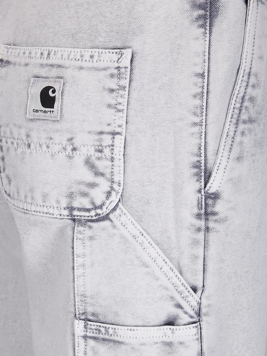 25FW 칼하트 WIP 싱글 니 팬츠 I035559 895F BLACK CHALK WASH - CARHARTT WIP