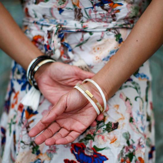  Love is Project 커프스 링크/타이 홀더 러브이즈 프로젝트 트리니티 혼 뱅글 스몰 - OTHER BRANDS