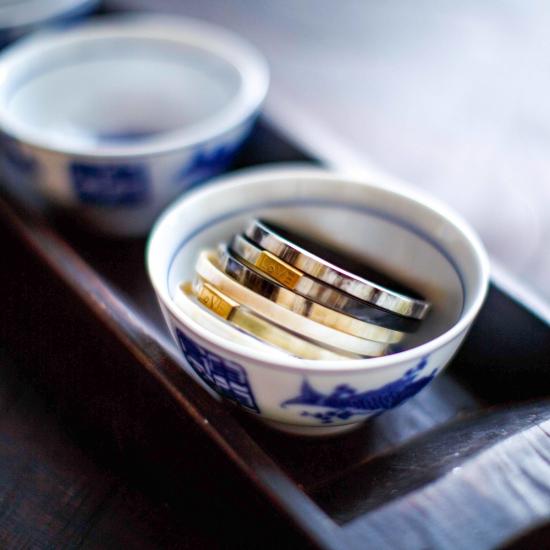  Love is Project 커프스 링크/타이 홀더 러브이즈 프로젝트 트리니티 혼 뱅글 스몰 - OTHER BRANDS