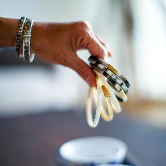  Love is Project 커프스 링크/타이 홀더 러브이즈 프로젝트 트리니티 혼 뱅글 스몰 - OTHER BRANDS