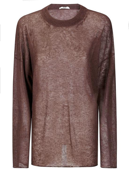 25FW 하이쿠레 긴팔 티셔츠 HEW07091MC067PX T0553 EBONY