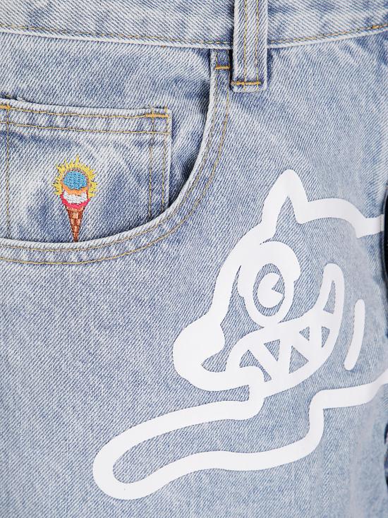 25FW 아이스크림 데님 팬츠 ICD25205 HEAVYWASHBLUE HEAVY WASH BLUE - ICECREAM