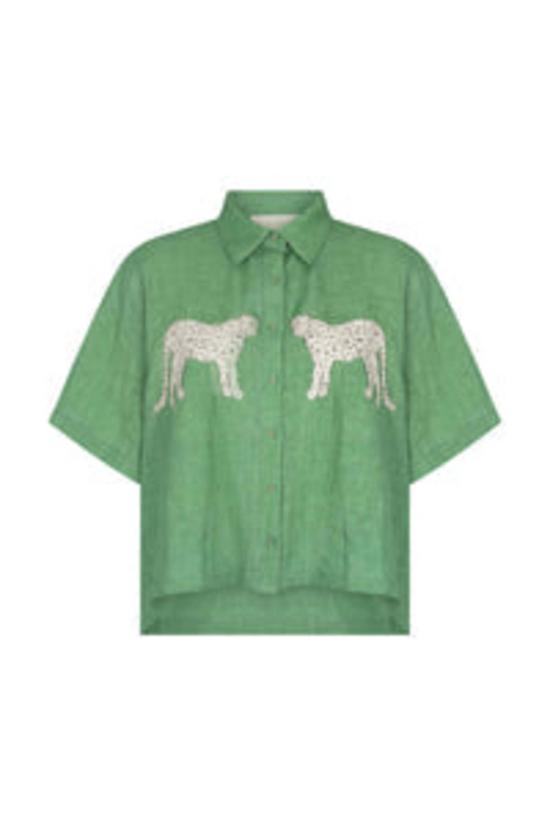  캐롤리나 케이 셔츠 캐롤라이나 K 피나 셔츠 민트 - CAROLINA K