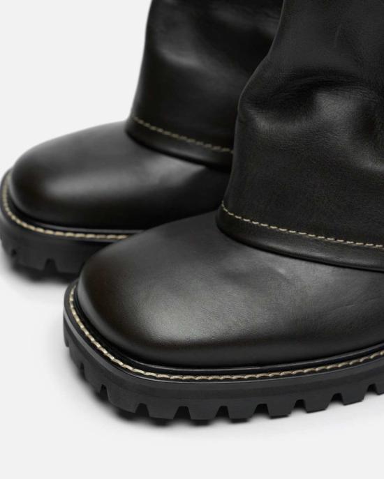  아크네 스튜디오 부츠 니하이  모카 브라운 - ACNE STUDIOS