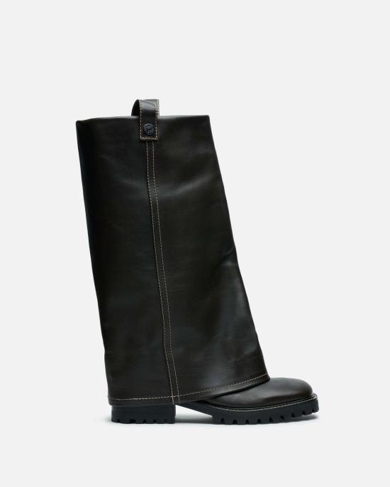  아크네 스튜디오 부츠 니하이  모카 브라운